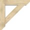 Ekena Millwork Traditional Slat Rough Sawn Bracket w/ Offset Brace, Douglas Fir, 8"W x 36"D x 36"H BKT0806X36X36TRA06RDF - alternate 4